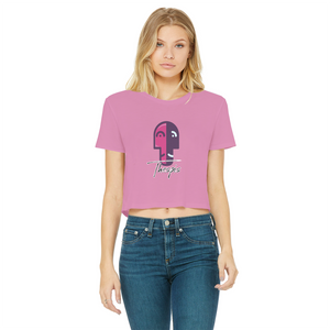 IMG_0318 Classic Women's Cropped Raw Edge T-Shirt - lashirtco-com