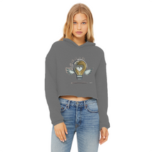 Load image into Gallery viewer, IMG_0313 Ladies Cropped Raw Edge Hoodie - lashirtco-com