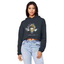 Load image into Gallery viewer, IMG_0313 Unisex Cropped Raw Edge Boyfriend Hoodie - lashirtco-com