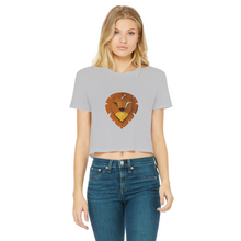 Load image into Gallery viewer, IMG_0315 Classic Women&#39;s Cropped Raw Edge T-Shirt - lashirtco-com