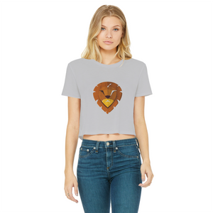 IMG_0315 Classic Women's Cropped Raw Edge T-Shirt - lashirtco-com