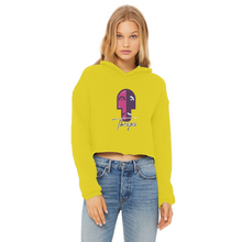 Load image into Gallery viewer, IMG_0318 Ladies Cropped Raw Edge Hoodie - lashirtco-com