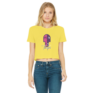IMG_0318 Classic Women's Cropped Raw Edge T-Shirt - lashirtco-com