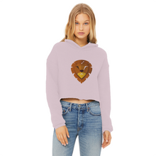 Load image into Gallery viewer, IMG_0315 Ladies Cropped Raw Edge Hoodie - lashirtco-com