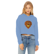 Load image into Gallery viewer, IMG_0315 Ladies Cropped Raw Edge Hoodie - lashirtco-com