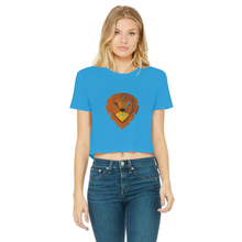 Load image into Gallery viewer, IMG_0315 Classic Women&#39;s Cropped Raw Edge T-Shirt - lashirtco-com