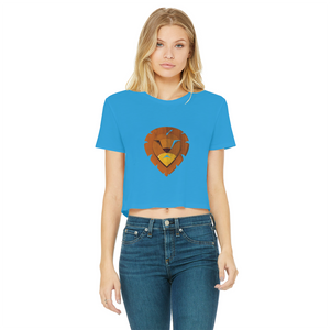 IMG_0315 Classic Women's Cropped Raw Edge T-Shirt - lashirtco-com