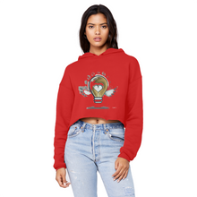 Load image into Gallery viewer, IMG_0313 Unisex Cropped Raw Edge Boyfriend Hoodie - lashirtco-com