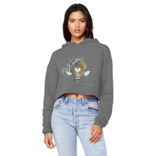 Load image into Gallery viewer, IMG_0313 Unisex Cropped Raw Edge Boyfriend Hoodie - lashirtco-com