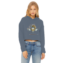 Load image into Gallery viewer, IMG_0313 Ladies Cropped Raw Edge Hoodie - lashirtco-com