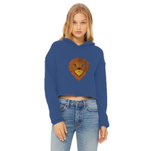 Load image into Gallery viewer, IMG_0315 Ladies Cropped Raw Edge Hoodie - lashirtco-com