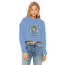 Load image into Gallery viewer, IMG_0313 Ladies Cropped Raw Edge Hoodie - lashirtco-com