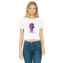 Load image into Gallery viewer, IMG_0318 Classic Women&#39;s Cropped Raw Edge T-Shirt - lashirtco-com