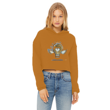 Load image into Gallery viewer, IMG_0313 Ladies Cropped Raw Edge Hoodie - lashirtco-com