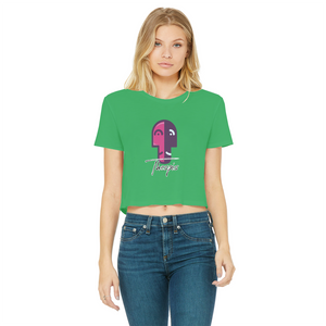 IMG_0318 Classic Women's Cropped Raw Edge T-Shirt - lashirtco-com