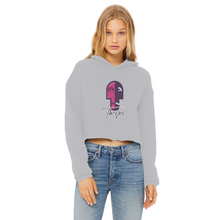 Load image into Gallery viewer, IMG_0318 Ladies Cropped Raw Edge Hoodie - lashirtco-com