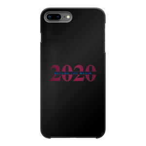 Defund the Media Back Printed Black Hard Phone Case