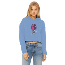 Load image into Gallery viewer, IMG_0318 Ladies Cropped Raw Edge Hoodie - lashirtco-com