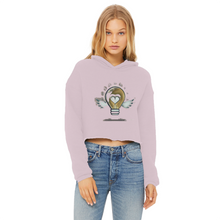 Load image into Gallery viewer, IMG_0313 Ladies Cropped Raw Edge Hoodie - lashirtco-com