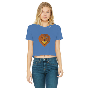 IMG_0315 Classic Women's Cropped Raw Edge T-Shirt - lashirtco-com