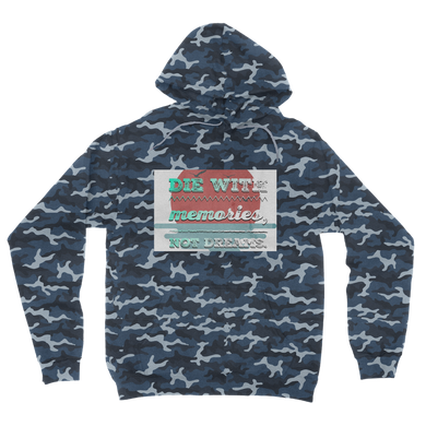 memories not dreams Camouflage Adult Hoodie - lashirtco-com