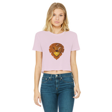 Load image into Gallery viewer, IMG_0315 Classic Women&#39;s Cropped Raw Edge T-Shirt - lashirtco-com