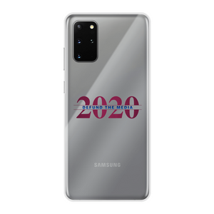 Defund the Media Back Printed Transparent Soft Phone Case