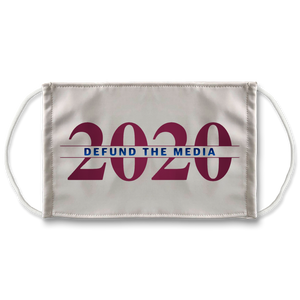 Defund the Media Sublimation Face Mask