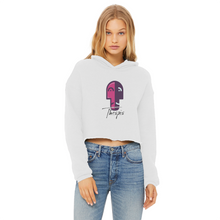Load image into Gallery viewer, IMG_0318 Ladies Cropped Raw Edge Hoodie - lashirtco-com