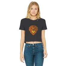Load image into Gallery viewer, IMG_0315 Classic Women&#39;s Cropped Raw Edge T-Shirt - lashirtco-com