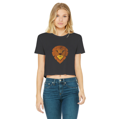 IMG_0315 Classic Women's Cropped Raw Edge T-Shirt - lashirtco-com
