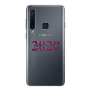 Defund the Media Back Printed Transparent Soft Phone Case