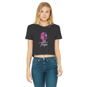 IMG_0318 Classic Women's Cropped Raw Edge T-Shirt - lashirtco-com