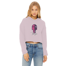 Load image into Gallery viewer, IMG_0318 Ladies Cropped Raw Edge Hoodie - lashirtco-com