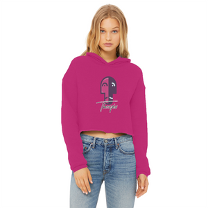 IMG_0318 Ladies Cropped Raw Edge Hoodie - lashirtco-com