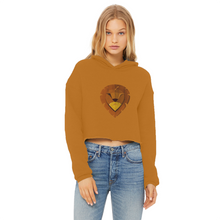 Load image into Gallery viewer, IMG_0315 Ladies Cropped Raw Edge Hoodie - lashirtco-com