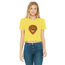 Load image into Gallery viewer, IMG_0315 Classic Women&#39;s Cropped Raw Edge T-Shirt - lashirtco-com