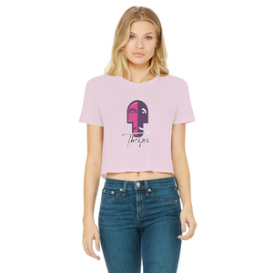 IMG_0318 Classic Women's Cropped Raw Edge T-Shirt - lashirtco-com