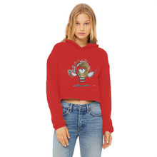 Load image into Gallery viewer, IMG_0313 Ladies Cropped Raw Edge Hoodie - lashirtco-com