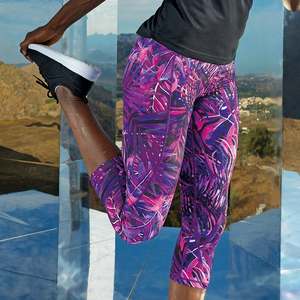 IMG_0389 Women's Performance Jungle 3/4 Leggings - lashirtco-com