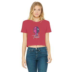 IMG_0318 Classic Women's Cropped Raw Edge T-Shirt - lashirtco-com