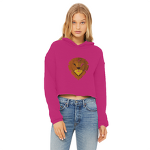 Load image into Gallery viewer, IMG_0315 Ladies Cropped Raw Edge Hoodie - lashirtco-com